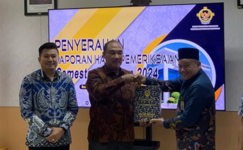 Ketua DPRD dan Wakil Bupati Bengkulu Utara Terima LHP BPK Semester II TA 2024